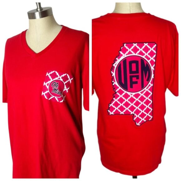 Ole Miss T-Shirt Womens Size S University of Mississippi Short Sleeve - Picture 1 of 5